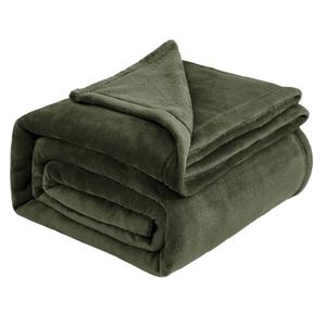 Literie promotionnelle personnalisée en microfibre épaisse 100 % polyester, tricotée et brodée, pour lit King Size et Queen Size - Product Image 1