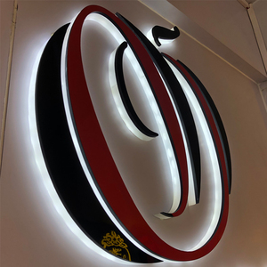 Tùy chỉnh <span class=keywords><strong>Led</strong></span> Đăng quảng cáo ngoài trời kinh doanh Acrylic thư Đăng 3D cửa hàng Logo <span class=keywords><strong>Led</strong></span> dấu hiệu - Product Image 5