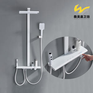 Grifo de Ducha de Pared con Cuatro Funciones y Temperatura Constante de 38 Grados, Incluye Cabezal de Ducha con Pistola Rociadora - Product Image 5