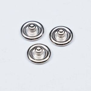 Bouton pression en laiton de 10mm pour collection de boutons techniques plaqués vêtements - Product Image 1