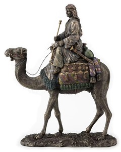 Sculpture d'art Métal <span class=keywords><strong>Bronze</strong></span> la déesse égyptienne Bastt et le chat Statue Sculpture - Product Image 2