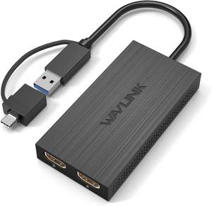 Adaptateur double écran UG7602HC HDTV Splitter Extended Display USB3.0/<span class=keywords><strong>USB</strong></span>-C vers HDTV 2K 4K <span class=keywords><strong>USB</strong></span> C vers HDTV - Product Image 1