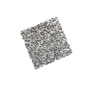 Highly Porous Aluminum Metallic Foam Open Cell Al Metal Foam Support Various Size Customization