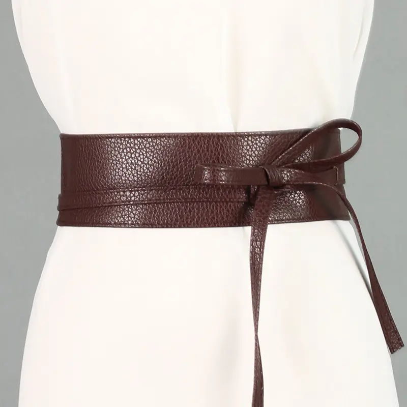 New spring summer and autumn dress belts women's clothing accessories wide ribbons bow knots two-loop belts