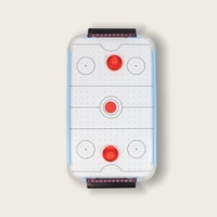 Mesa de Hockey de Aire Compacta SCVIBE de MDF para Juegos en Interiores, Diversión Familiar, Programa de Regalos