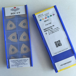 Insertos de Carburo de la Marca Zcc'ct WNMG080408-PM, Herramienta de Torneado Externo para Torno CNC, Recubrimiento PVD CVD, 65HRC, Acero OEM, 1 Año de Garantía - Product Image 2