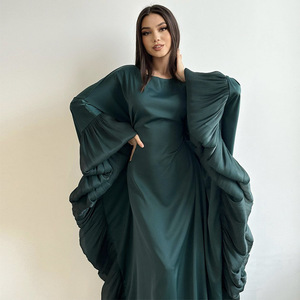 2025 primavera/estate musulmano elegante Abaya Middle East Dubai <span class=keywords><strong>abito</strong></span> in pizzo arabo <span class=keywords><strong>maniche</strong></span> <span class=keywords><strong>a</strong></span> <span class=keywords><strong>pipistrello</strong></span> <span class=keywords><strong>abito</strong></span> <span class=keywords><strong>lungo</strong></span> Kabaya Caften - Product Image 3