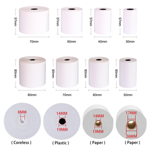 Rollo de Papel Térmico para Recibos y Fax al por Mayor, 3 1/8, Papel para Facturas POS 80x80mm, Rollo para Caja Registradora 57mm, Papel Térmico BPA/BPS - Product Image 3