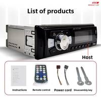 Reproductor MP3 Bluetooth Universal para Auto, Manos Libres, Doble USB, Tarjeta TF, Música sin Pérdida, Radio FM