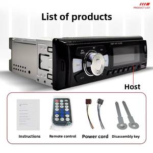 Car MP3 <b>Player</b> with LCD Screen, APP Control, Supports TF Card, FM Radio, 7-Color Button Lights, Dual <b>USB</b> Ports - Product Image 2