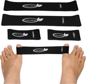 Entrenador de pies <span class=keywords><strong>para</strong></span> mujeres/hombres con 3 pesos, bandas de resistencia <span class=keywords><strong>para</strong></span> los dedos del pie, ejercitador de juanete, Material de látex por bandas <span class=keywords><strong>para</strong></span> los dedos - Product Image 4