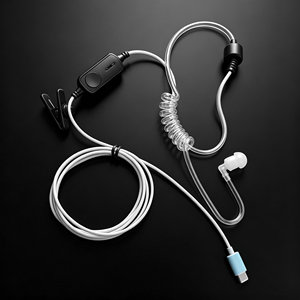 Écouteurs filaires pour téléphone portable <span class=keywords><strong>avec</strong></span> <span class=keywords><strong>connecteur</strong></span> 8 broches, tube d'air, OEM/ODM d'usine, casque <span class=keywords><strong>Lightning</strong></span> - Product Image 1