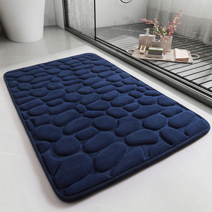 Tapis de bain en mousse à mémoire de forme, antidérapant, doux et absorbant, lavable en machine, pour la maison, l'hôtel et le dortoir (vente en gros) - Product Image 3