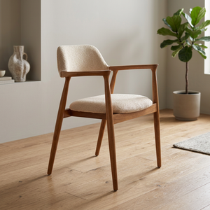 Dining <b>Chair</b> Nagasaki Teak Wood Natural Waterbish - Product Image 2