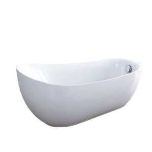 Baignoire autoportante en acrylique blanche <span class=keywords><strong>de</strong></span> style moderne pour adultes, Foshan - Product Image 6