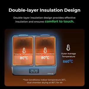 Impresora 3D Creality Original SpacePi X4 Todo en Uno, 80c, Cámaras de Calentamiento Dobles Independientes, Secador Automático Silencioso, 4 Bobinas, Nueva - Product Image 4
