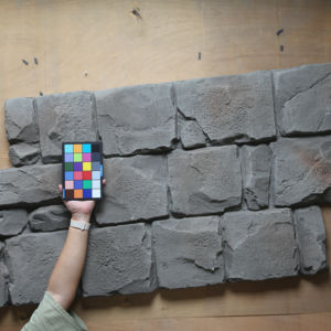 Ladrillos de piedra <span class=keywords><strong>caliza</strong></span> triturada Pu Fortress Big Slab para paredes exteriores de villas modernas y paisajismo de patios al aire libre - Product Image 1