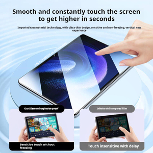 กระจกนิรภัย 9H ป้องกันรอยขีดข่วนบางเฉียบ 2.5D สำหรับแพด 7 ติดตั้งง่ายเป็นพิเศษฟิล์มแท็บเล็ต HD ป้องกันรอยนิ้วมือแบบไร้ฝุ่น - Product Image 4