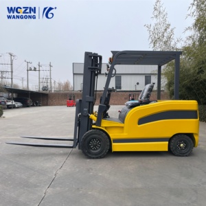 รถยกไฟฟ้า WGZN <span class=keywords><strong>Pro</strong></span> Series 2 ตัน ยกสูง 3 เมตร สตาร์ทด้วยรหัสผ่าน มอเตอร์ AC <span class=keywords><strong>7</strong></span>.5 กิโลวัตต์ สำหรับคลังสินค้า - Product Image 1