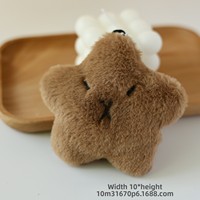 Porte-clés personnalisable en forme de chat étoilé, jouet en peluche, breloque de sac, cadeau pour la maternelle, fabricant professionnel