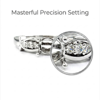 Bague semi-montée torsadée en or massif 18 carats faite à la main, fabricant de bijoux fins OEM ODM