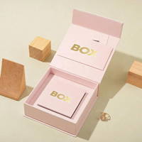 Boîte à Bijoux en Papier Style Livre avec Logo Personnalisé pour Boucles d'Oreilles Pendentifs Bague Boîte à Bijoux Collier au Design en Forme de Livre Unique