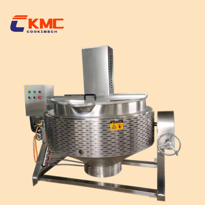 Marmite à gaz de 300 L, marmite à vapeur à gaz, marmite à mélanger efficace pour les bonbons, les sauces, la viande, les légumes, les soupes - Product Image 1