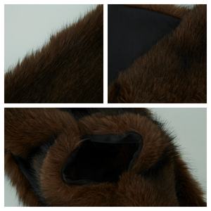 女性のための冬のスカーフ、帽子とスカーフフェイクファー付きセット、寒い天候のための暖かいパーカースカーフショール - Product Image 2