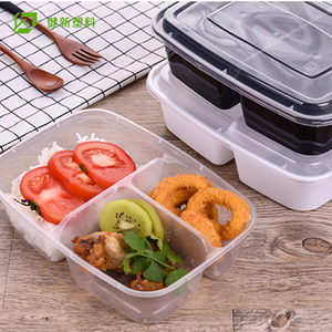 Bữa ăn Prep container 12 gói 2 ngăn container lưu trữ thực phẩm cấp thực phẩm PP lò nhựa/Lò vi sóng/tủ lạnh/tủ đông an toàn - Product Image 4