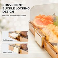 Vente en gros Planche à fromage gravée de voyage portable avec couvercle Planche à fromage 6 compartiments en bambou pour charcuterie avec couvercle