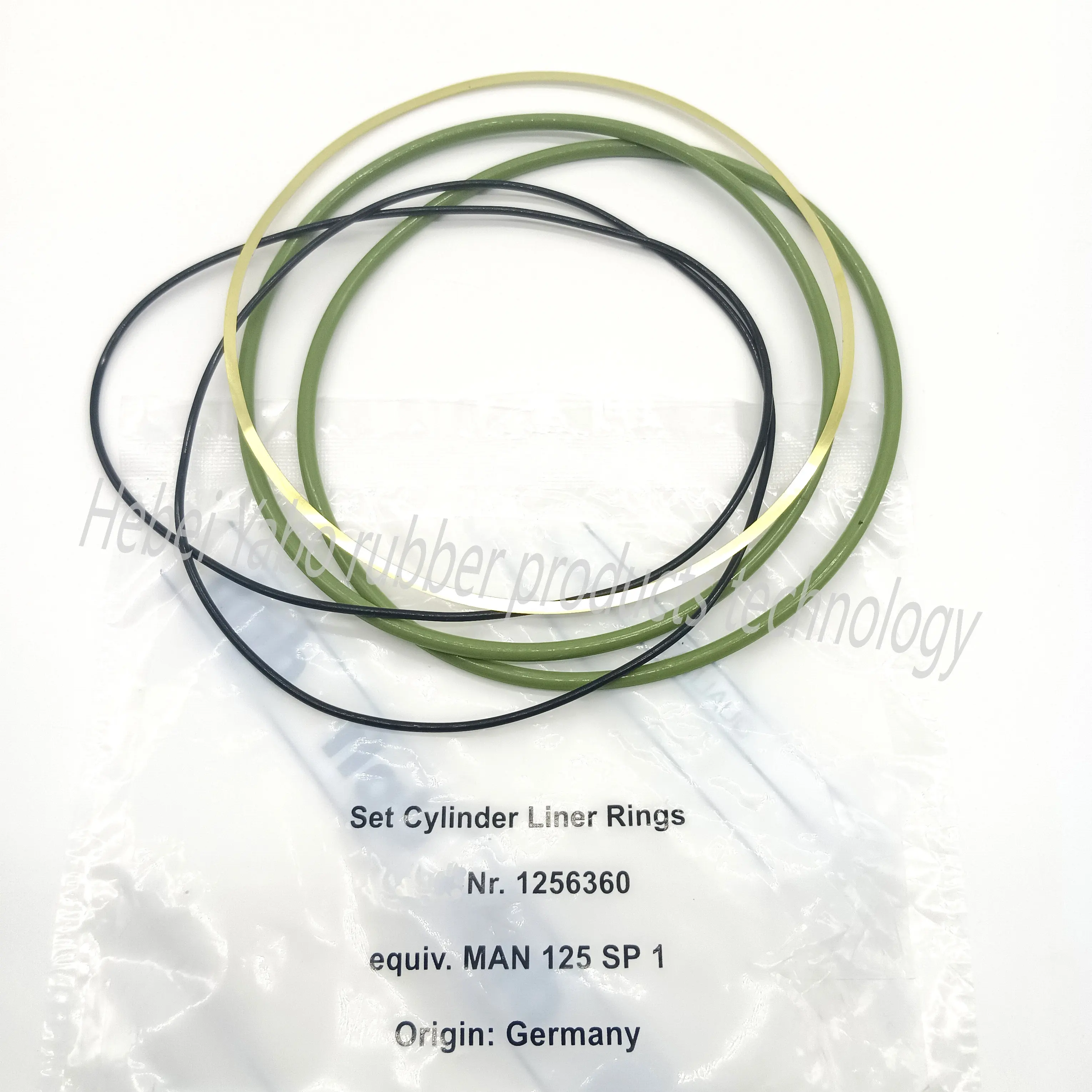 Factory Sale 1256360 MAN 125 SP1 Rubber Ring Truck Seal 5 Pieces Oring Set Cylinder Liner Rings O-rings
