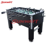 Table de baby-foot SUNWAYT SW-MG4 en métal et plastique, 1,5 m, avec jeu de kicker anglais, test de temps de réaction, fonctionnement à monnayeur, 70 kg, 110/220 V, 1 joueur