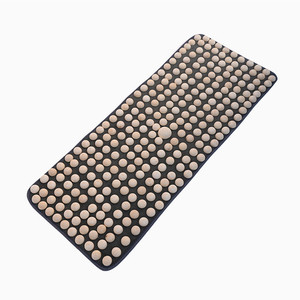Tappetino da massaggio in legno antiscivolo per riflessologia casalingo per fare affidamento in piedi per impastare il <span class=keywords><strong>piede</strong></span> Shiatsu materasso per digitopressione - Product Image 4
