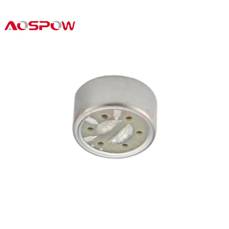 AOSPOW 9,7*6,7mm Aluminium gehäuse Stereo Full-Directional Elect ret Microphone Noise Cancel ling Umwelt kondensator kapsel