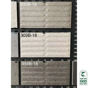 GUCI - Baldosas <span class=keywords><strong>de</strong></span> Porcelana para Exteriores, Diseño Moderno, Antideslizantes, Acabado Glaseado, 300*300*20, Color Amarillo Grisáceo, para Césped Artificial - Product Image 4