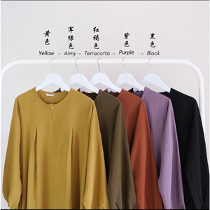 All'ingrosso EID islamico alla moda <span class=keywords><strong>elegante</strong></span> Khaleeji modesto Abaya <span class=keywords><strong>Donna</strong></span> Musulmana Dubai signore donne musulmane vestono ragazze Casual Abaya - Product Image 6