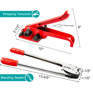 Portable Manual 3 In 1 Tensioner Pp Strap Packing Tool For Carton And Box Packing
