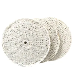 Sisal bông Buffing Bánh Xe Chuyên Nghiệp thực hiện Độ dày sisal bông đĩa cho kim loại xử lý bề mặt và đánh bóng