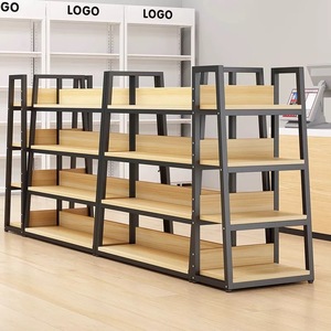 Exhibidor de Cosméticos Personalizado de Madera y Metal Resistente con 4 Estantes, Mueble de Tienda Independiente - Product Image 3