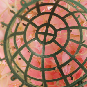 Bola de Flores Artificiales de Hortensia Rosa de Seda, 22cm, 27cm, 31cm, 40cm, Decoración Floral para Techo de Boda - Product Image 1