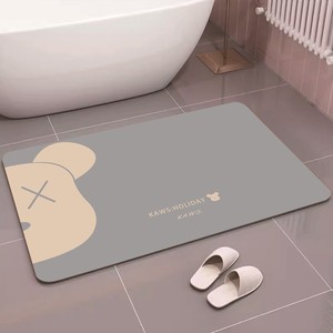 Tapis absorbant antidérapant en boue <span class=keywords><strong>de</strong></span> diatomée imprimée, tapis <span class=keywords><strong>de</strong></span> porte <span class=keywords><strong>de</strong></span> salle <span class=keywords><strong>de</strong></span> bain, tapis <span class=keywords><strong>de</strong></span> <span class=keywords><strong>toilette</strong></span>, tapis <span class=keywords><strong>de</strong></span> lavabo à séchage rapide - Product Image 2