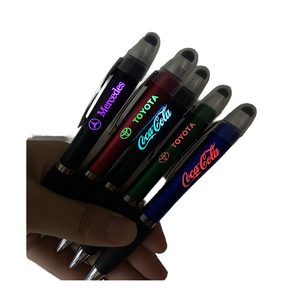 Bolígrafo LED con Logotipo Personalizado al por Mayor, para Grabado Láser, Regalo Empresarial, Bolígrafo Promocional con Pantalla Táctil de 1.0 mm - Product Image 1