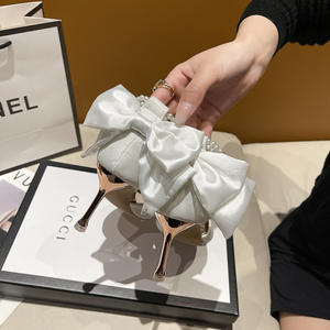 Nouvelles chaussures à talons hauts à bout pointu avec paillettes, dessus en cuir véritable noir, semelle extérieure en caoutchouc, respirantes, confortables, antidérapantes, exsudent de l'élégance - Product Image 5