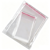 Sacs BOPP transparents auto-adhésifs personnalisés en gros pour vêtements, t-shirts, verre et papier - Emballage cadeau et artisanat imperméable