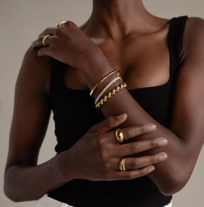 Catena attorcigliata minimalista <span class=keywords><strong>San</strong></span> Marco Twist bracciale in oro moderno dichiarazione regalo di gioielli per la fidanzata per le sue donne di moda - Product Image 4