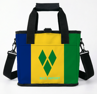 Sac isotherme avec drapeau de Saint-Vincent-et-les-Grenadines, grand sac isotherme pour le camping, sac thermique pour le déjeuner, sac isotherme pour boissons, imperméable