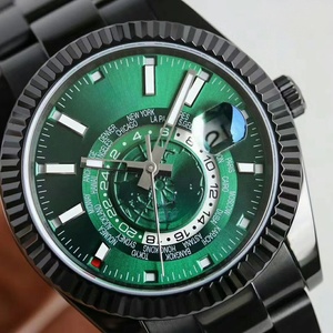 Montre personnalisée avec <span class=keywords><strong>lunette</strong></span> cannelée, cadran vert, heure mondiale, calendrier automatique, acier inoxydable, étanche, montre <span class=keywords><strong>de</strong></span> sport pour homme - Product Image 3