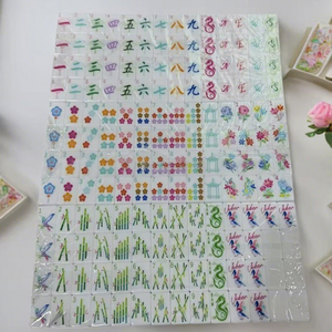 Mini Resin Mahjong Tiles 30×23×13mm, Portable Mahjong Set Tiles For <b>Table</b> <b>Game</b> Entertainment & <b>Multi</b>‑Scene Use - Product Image 3