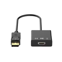 Câble adaptateur DisplayPort (DP) vers HDTV mâle-femelle de haute qualité pour projecteur de cinéma maison, ordinateur, multimédia 1080P