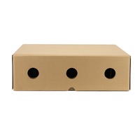 Boîte de rangement en carton personnalisé pour viande, boîtes en papier congelées pour poulet volaille, boîte d'expédition pour fruits de mer